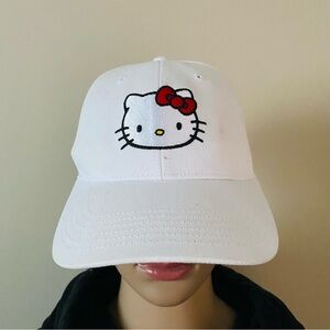 Hello Kitty Licensed White Ball Cap Hat